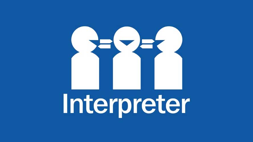 Interpreter card information in your language