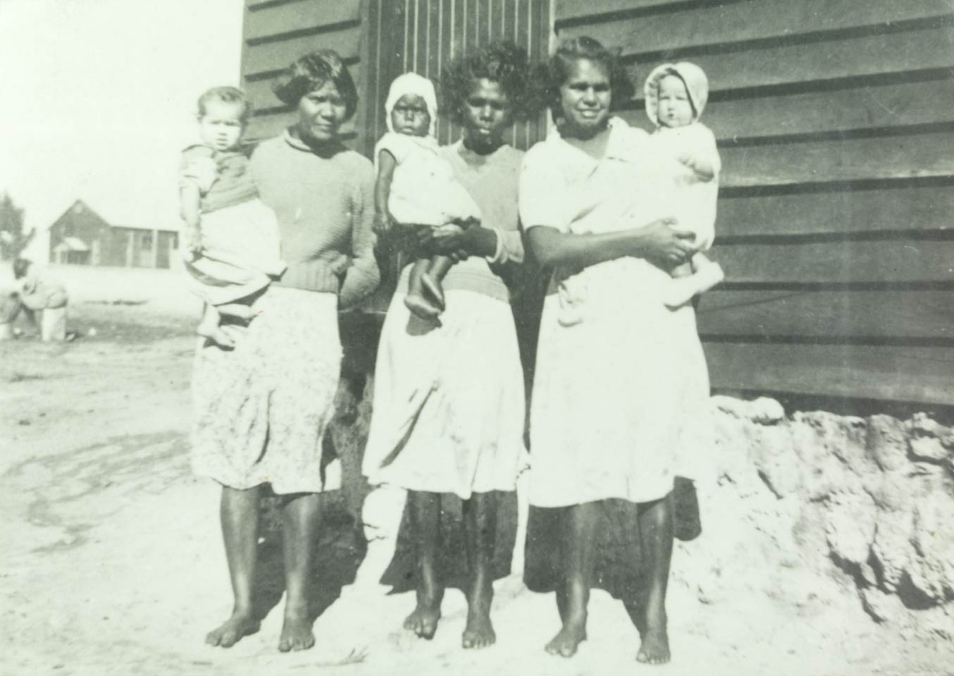 Moore River Native Settlement Gladys, Hilda, Joyce with babies