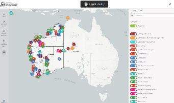 Western Australian Cultural Infrastructure Map website