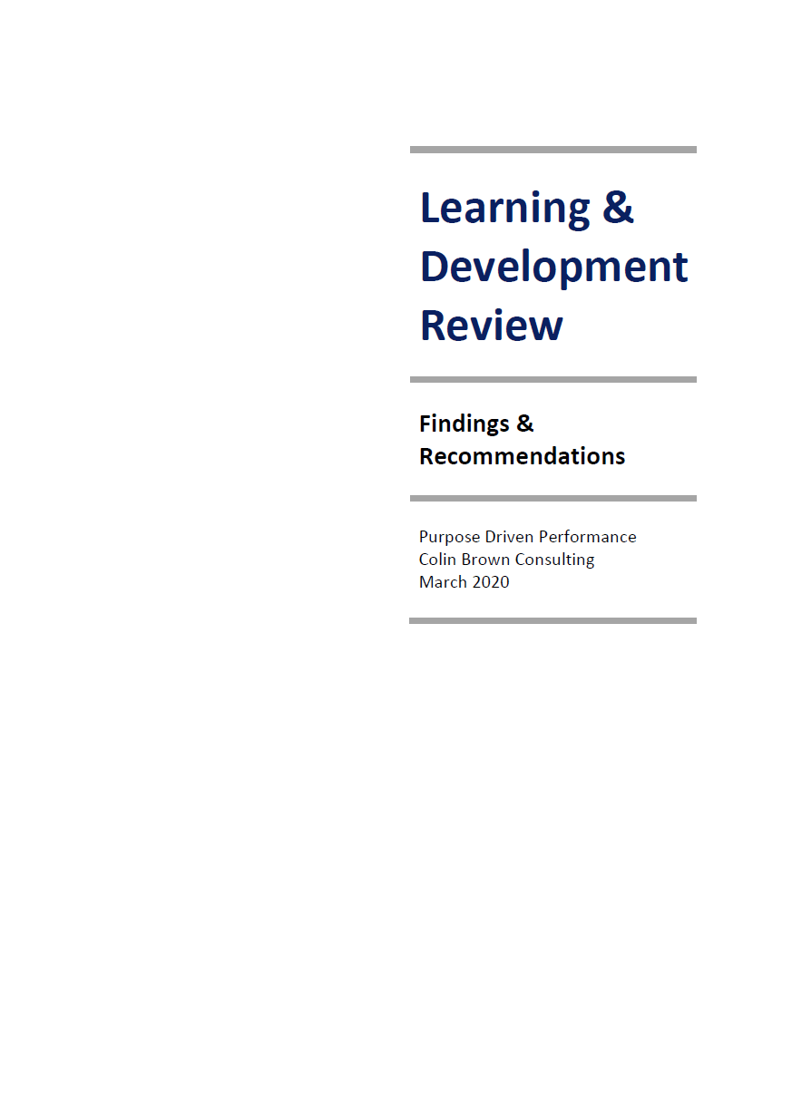 Learning and Development Review cover