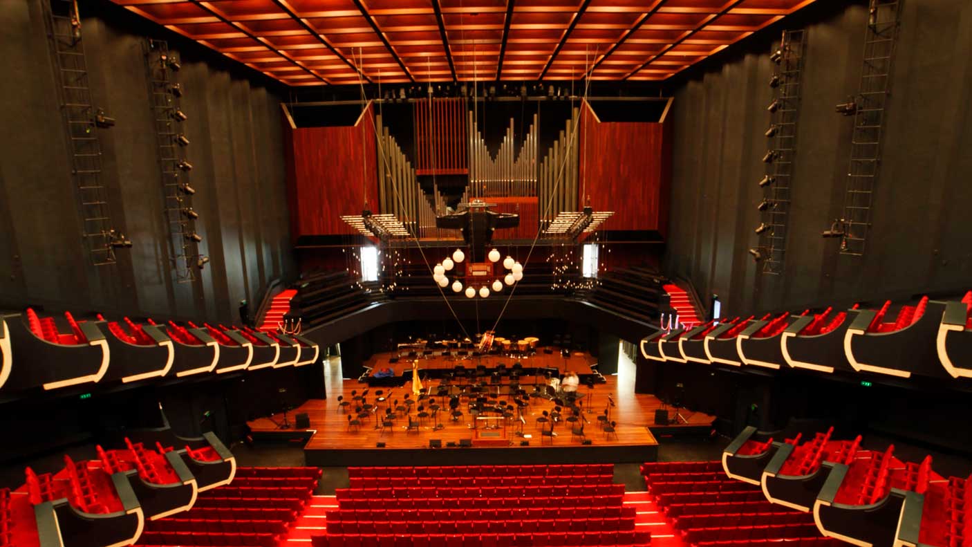 Empty seats at Perth Concert Hall, Western Australia