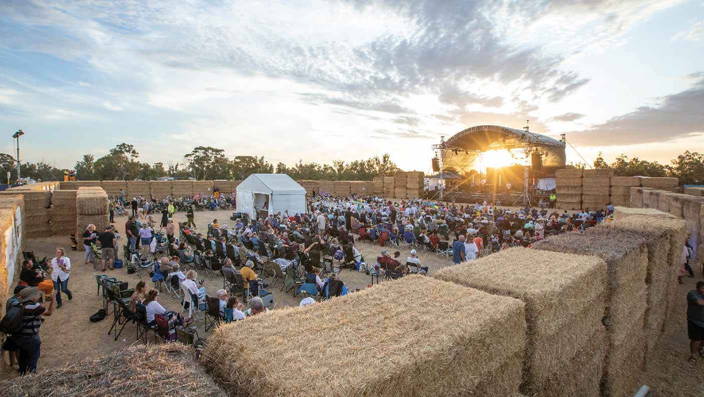 Perth Symphony Orchestra's Narrogin Hay Bales Concert, Narrogin