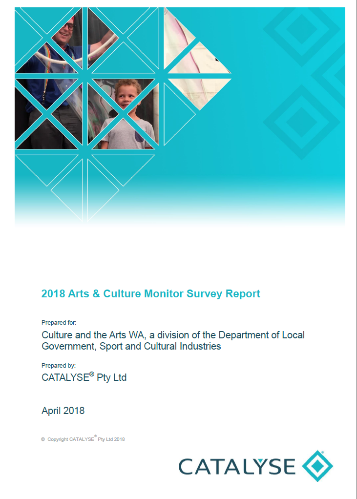 Arts Monitor 2018 Survey
