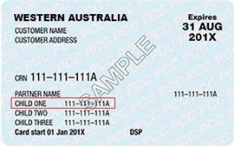 Health Care Card example