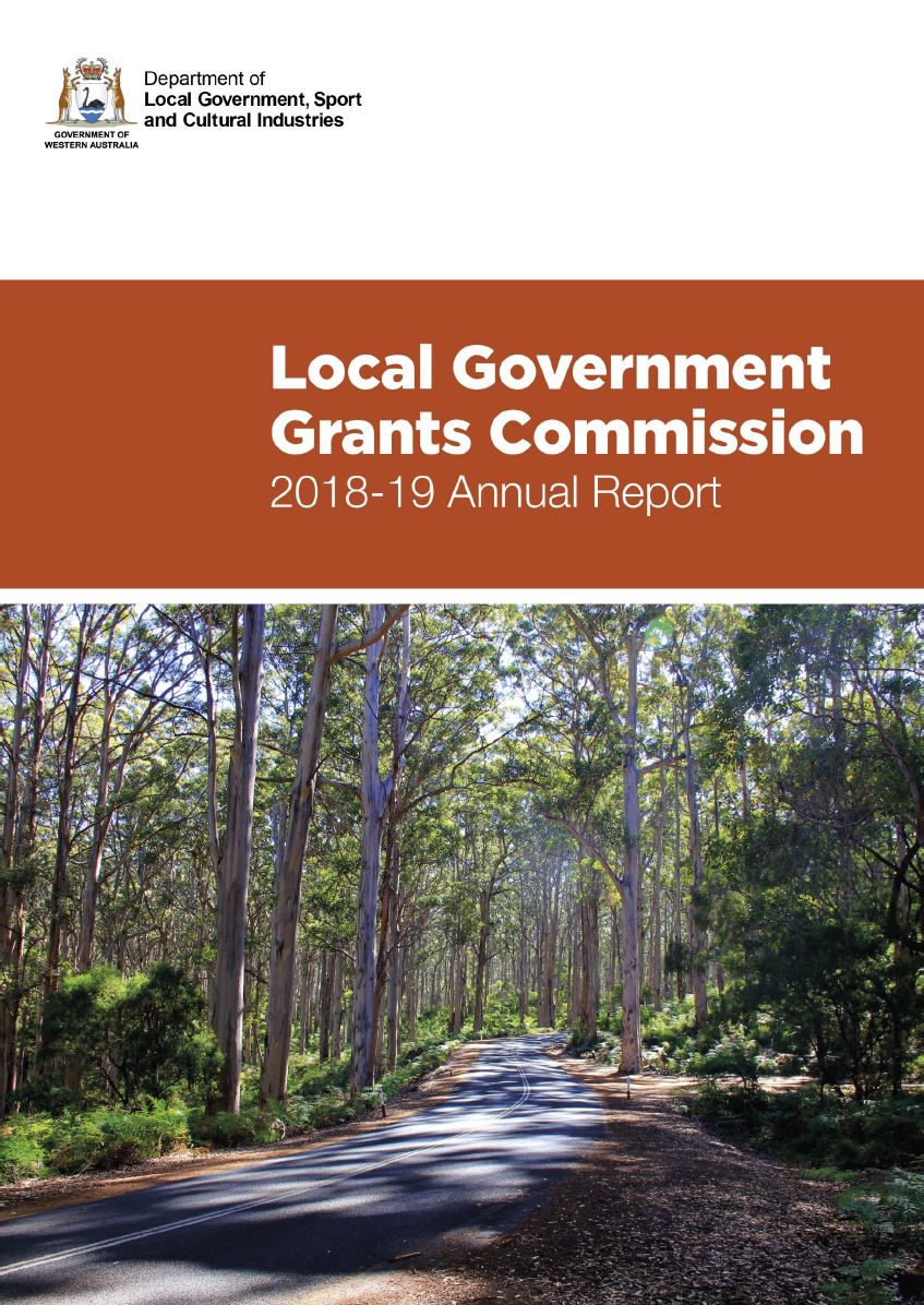 Western Australian Local Government Grants Commission Annual Report 2019