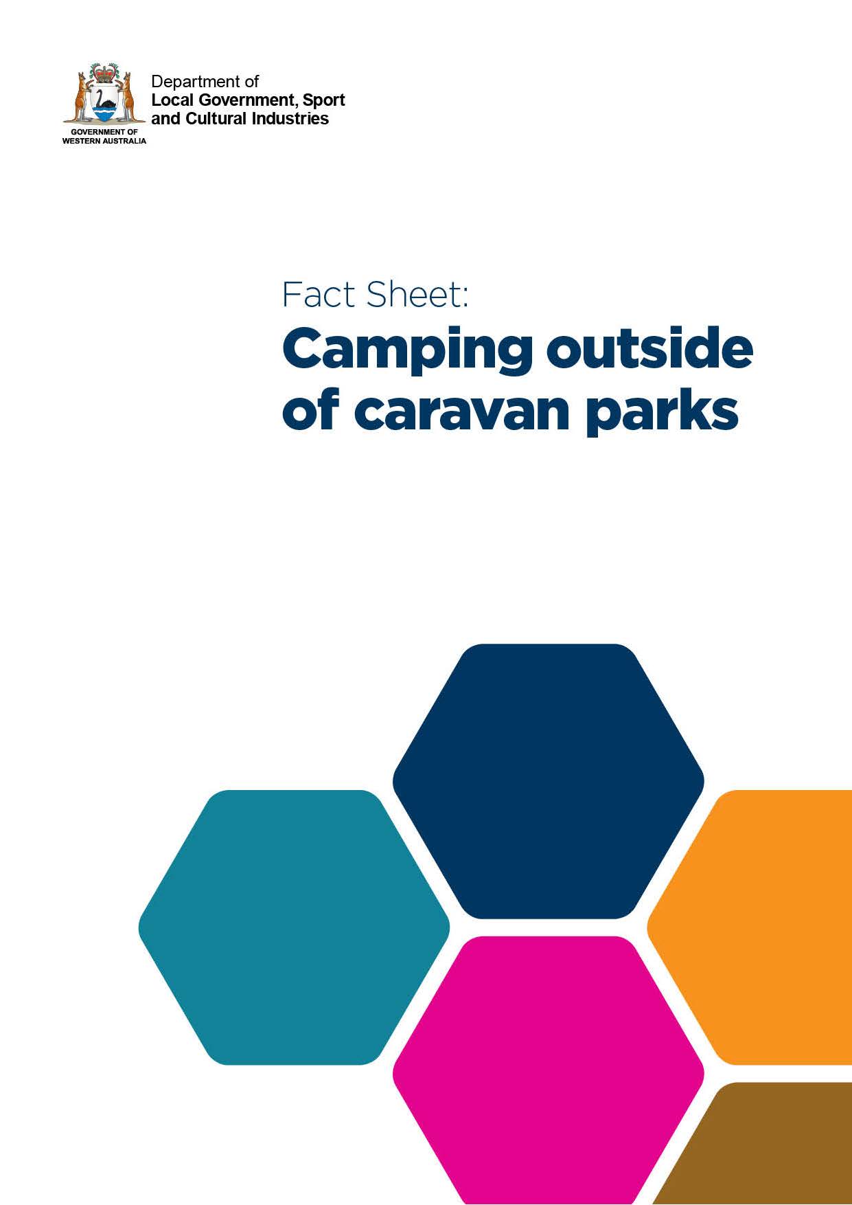 Camping outside if caravan parks cover