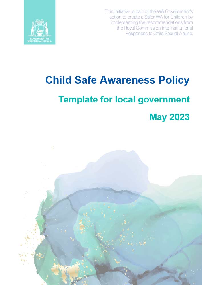 Child Safe Awareness Policy cover