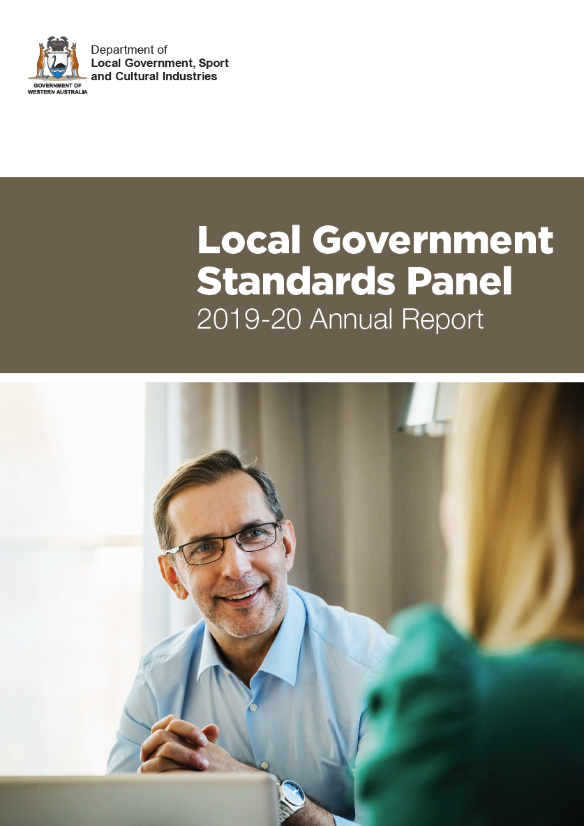 Local Government Standards Panel 2019-20 Annual Report cover