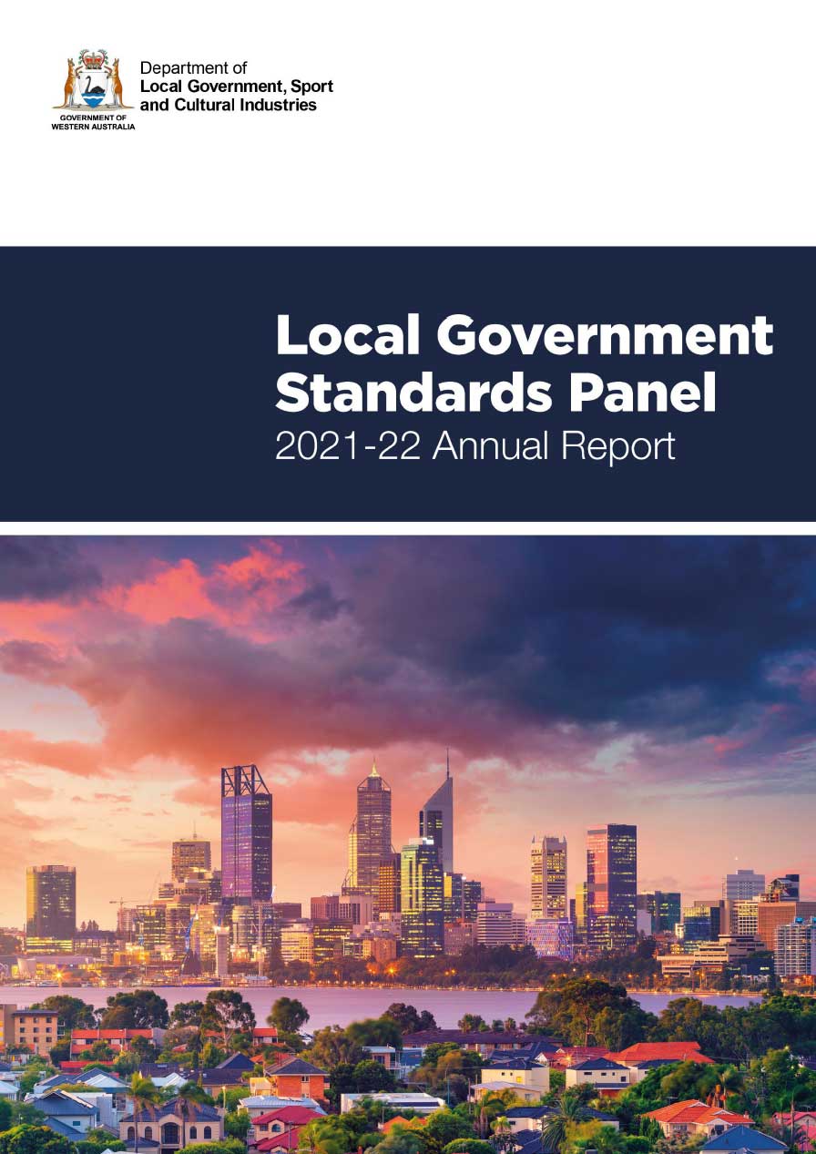Local Government Standards Panel Annual Report 2021-22 cover