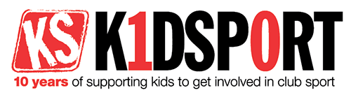 KidSport 10 years logo