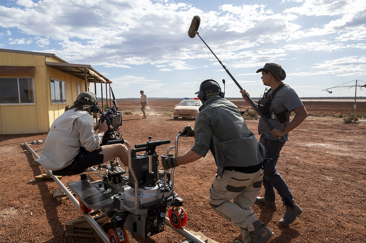 Behind the Scenes on Mystery Road Origin. Photography by David Dare Parker. © Bunya Productions