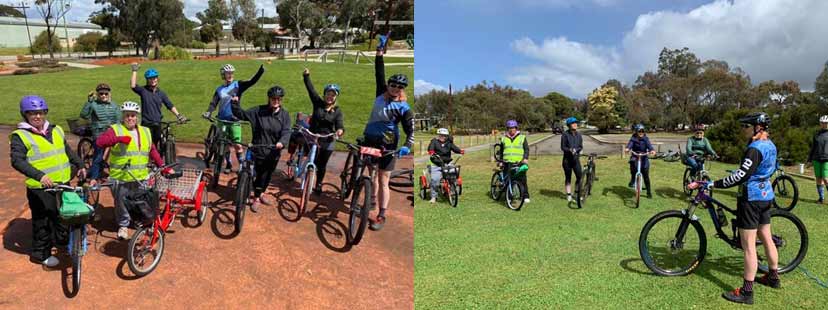 Participants of the Pedal Plantagenet Program gathered in Wilson Park Mount Barker to celebrate Bike Month 2020.