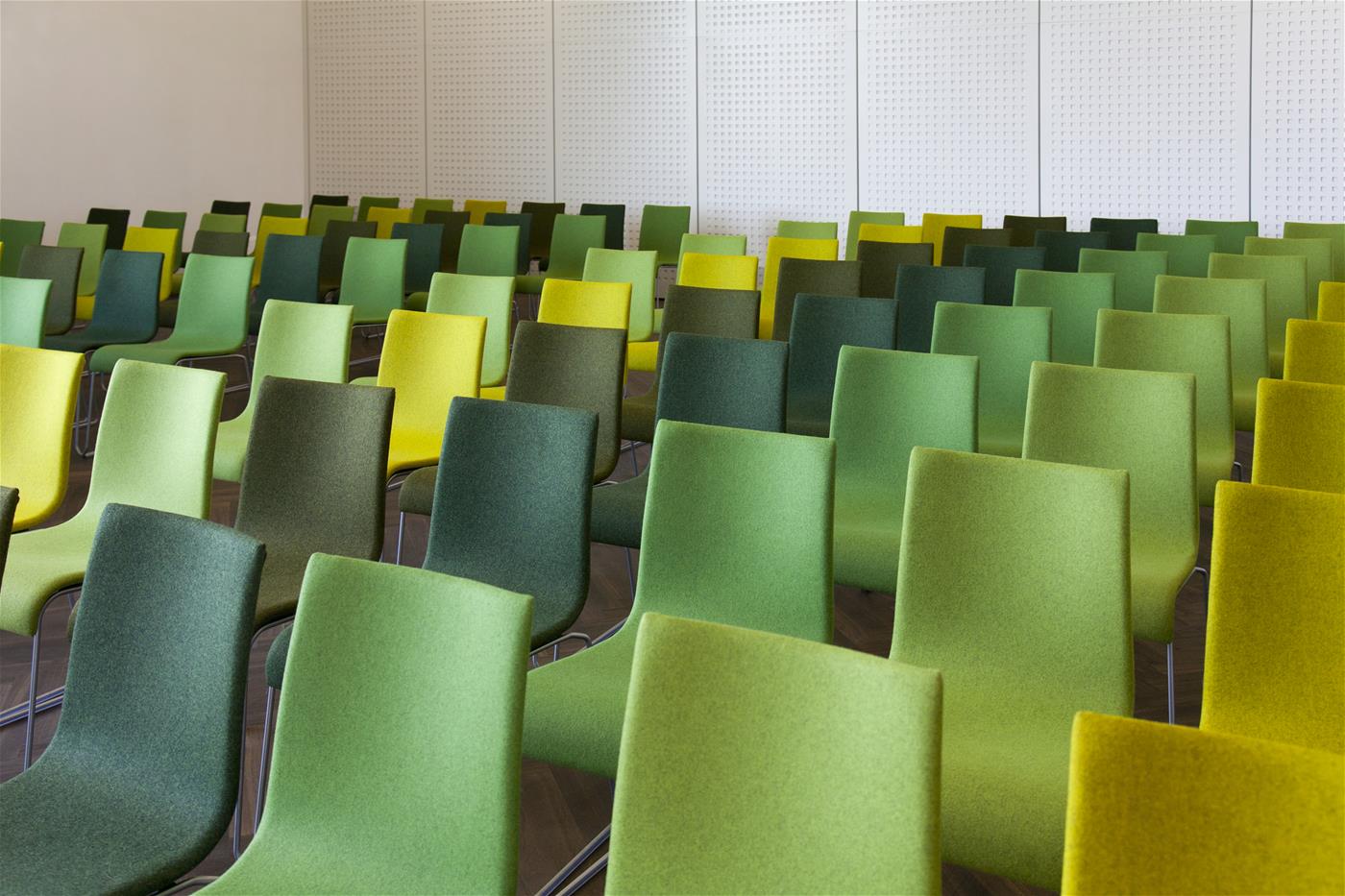 Empty chairs in a meeting room