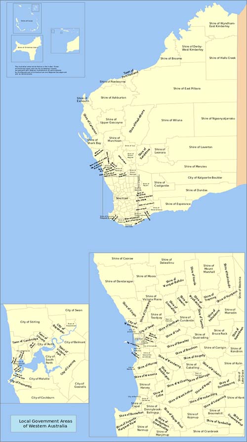 Local governments in Western Australia