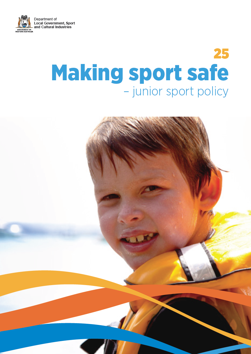 Making sport safe  Junior sport policy cover
