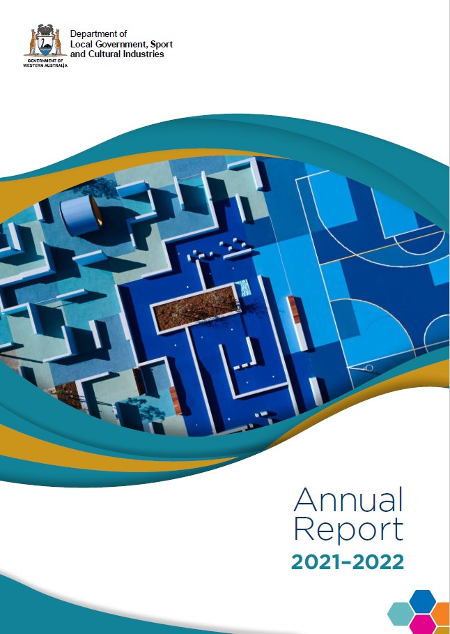 Front cover of the Annual Report 2021-22