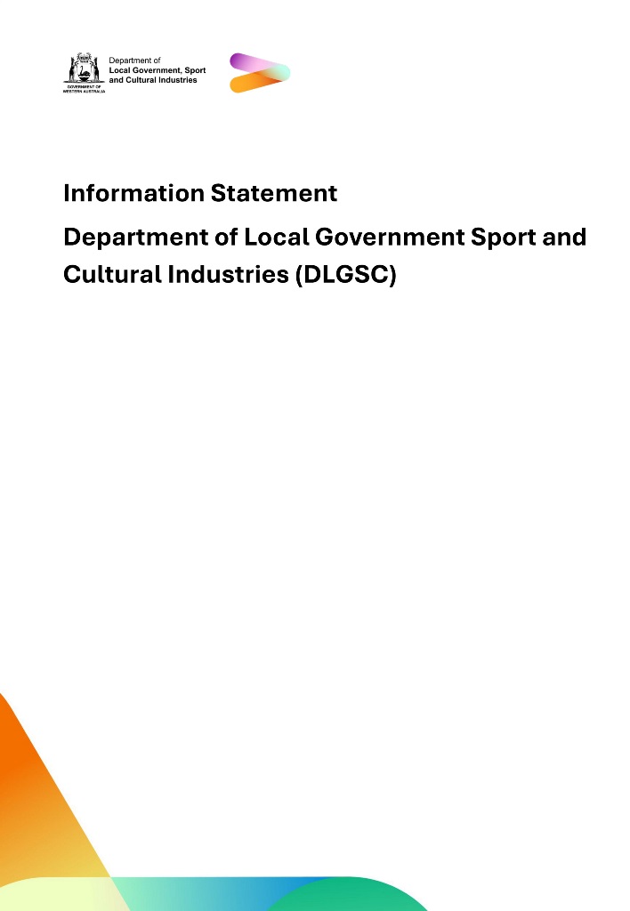 Document cover: Information Statement DLGSC